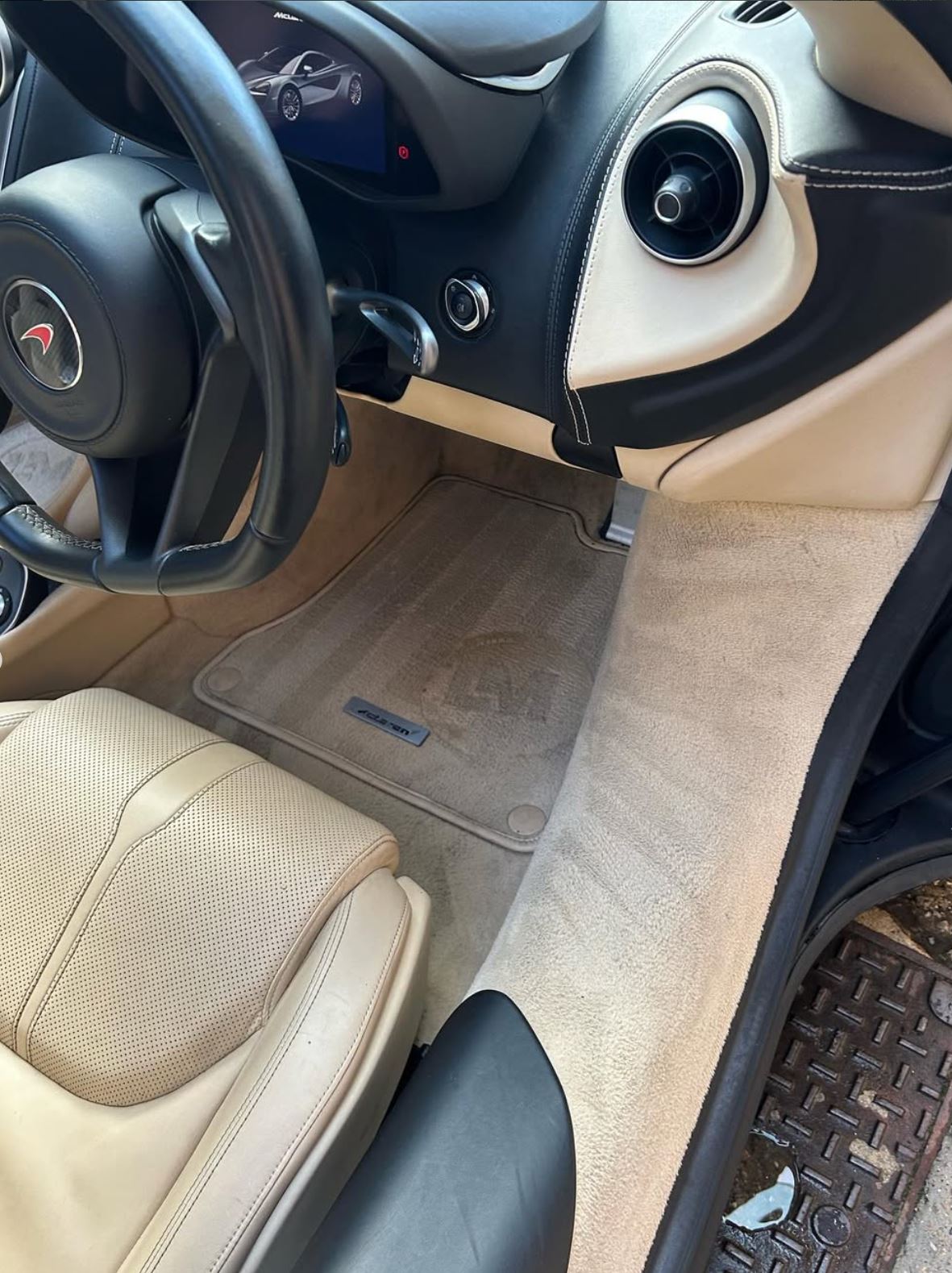 McLaren matt interior